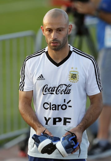 Entrenamiento de Argentina pensando en Croacia