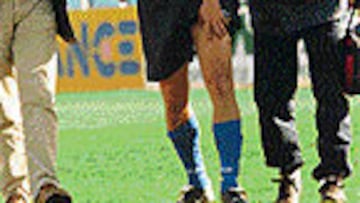 Fornari se retiró lesionado.