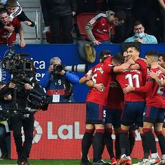 Aprobados y suspensos de Osasuna: Un gol de Chimy Ávila permite un valioso empate