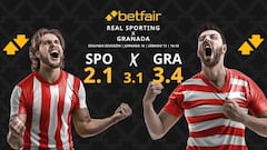 Real Sporting de Gijón vs. Granada CF: horario, dónde ver, pronósticos y clasificación