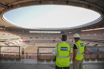 Durante el proceso de remodelación del estadio, el Betis se trasladará durante dos años al Estadio de La Cartuja .