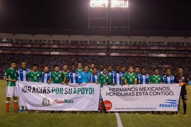 México y Honduras se solidarizan con las víctimas del terremoto