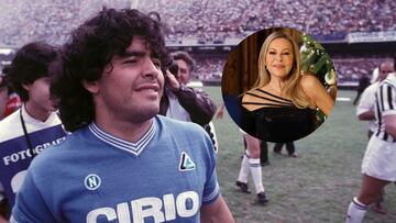 Maradona y Ana Obreg車n: posible romance secreto