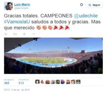 El festejo azul en redes sociales