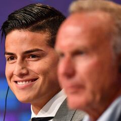 Rummenigge: "James jugará esta y la siguiente temporada"