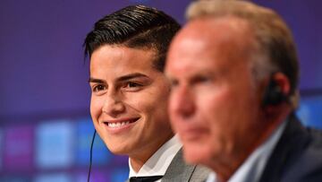 Rummenigge: "James jugará esta y la siguiente temporada"