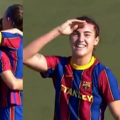 Patri Guijarro y su golazo de vaselina en Santa Teresa-Barcelona