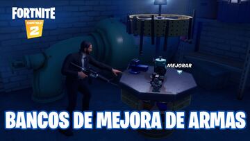 Fortnite Capítulo 2 - Temporada 2 | Desafío de Juicio de TNTina: utiliza el banco de mejoras para mejorar un arma secundaria