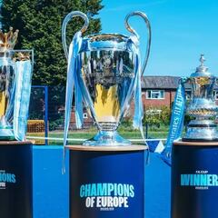 El Girona exhibe el triplete del City