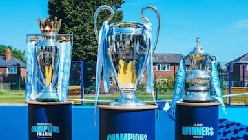 El Girona exhibe el triplete del City