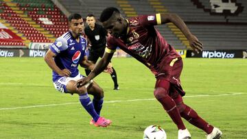 Partido de Liga BetPlay entre Deportes Tolima y Millonarios