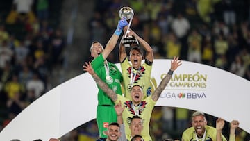 during the game America vs Tigres UANL, corresponding to the 2019 Champion of Champions, at Dignity Healt Sports Park, Carson, CA, on July 14, 2019.
<br><br>
durante el partido América vs Tigres UANL, correspondiente al Campeón de Campeones 2019, en el Dignity Healt Sports Park, Carson, CA, el 14 de Julio de 2019.
