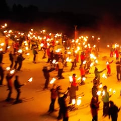Fuego en la nieve: así se celebró el 25 aniversario de Alp2500