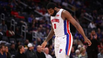 Andre Drummond, en un partido con Detroit Pistons.