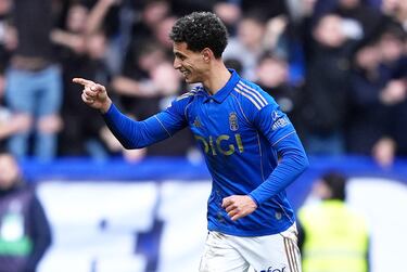 El centrocampista oviedista está en buen momento y es el verdadero peligro del equipo astuariano. Hizo un gol y las mejores ocasiones de peligro del equipo llevan su firma.