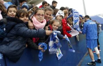 Butarque abre sus puertas a la afición pepinera