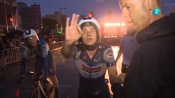 Evenepoel: ¡°No se pod¨ªa ver nada, te arriesgas mucho¡±