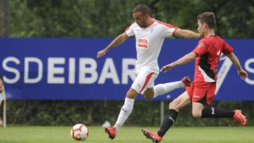 Pedro León, en el amistoso