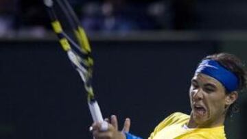 Rafael Nadal a tercera ronda tras superar al estadounidense Dent