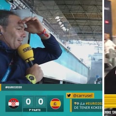 Así se narró en las radios el despropósito de Unai Simón: entre la estupefacción y la rabia