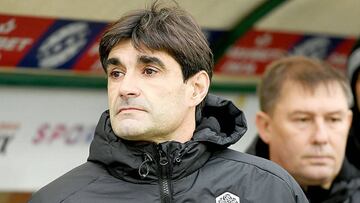 Vicente Gómez, entrenador del Olimpik Donetsk.