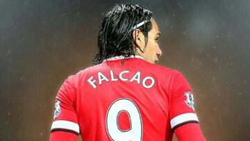 El delantero colombiano llegó a Inglaterra en la temporada 2014-2015 y marcó cinco tantos en 29 partidos con la camiseta del United.