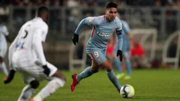 Falcao estuvo insistente en ataque pero no logró marcar ante Amiens