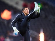 Hugo Gonzalez of Toluca during the 1st round match between Monterrey and Toluca as part of the Liga BBVA MX, Torneo Clausura 2026 at BBVA Bancomer Stadium, on January 10, 2026 in Monterrey, Nuevo Leon, Mexico.