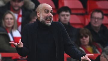 Guardiola: “Tuvimos suerte con el mal estado del campo”