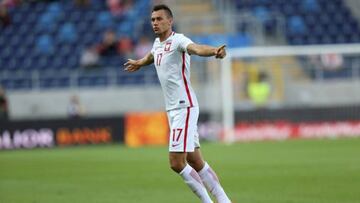 Jach, con la selecci&oacute;n polaca Sub-21.