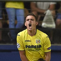 Borré debuta con Villarreal en Champions y pone pasegol