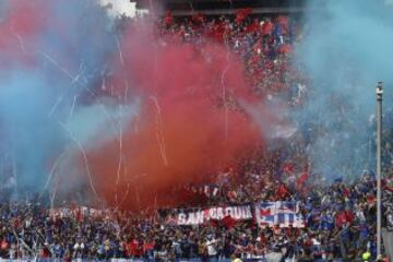 El espectacular ambiente en las tribunas del Nacional
