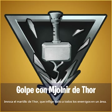 El Golpe con Mjolnir de Thor es el arma m&iacute;tica de Thor