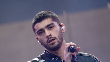 Zayn Malik present&aacute;ndose en el Wango Tango en Carson, California.