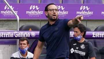 Bordalás carga contra la actitud de los jugadores del Valladolid