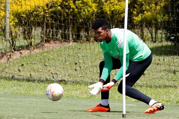 Imágenes del entrenamiento de Atlético Nacional.