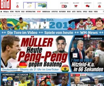 Portadas de la prensa extranjera