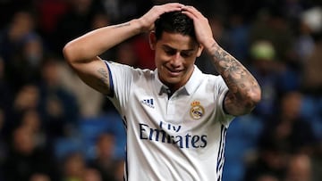 La afición quiere que el Madrid venda a James Rodríguez