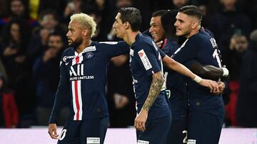Neymar, Di María, Mbappé e Icardi.