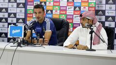 Scaloni bromeó sobre Brasil: "Pondré el colectivo en el arco"