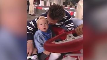 Cuando Schumacher montó a su hijo en un F1: Hoy es profesional