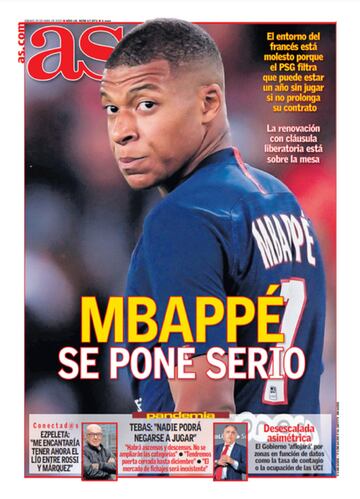 Las portadas de AS de abril