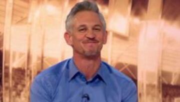Gary Lineker, durante el programa "Match of the Day" de la BBC.