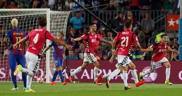 Ibai Gómez marcó el gol definitivo contra el Barcelona.