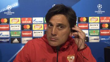 Vincenzo Montella, t&eacute;cnico del Sevilla.