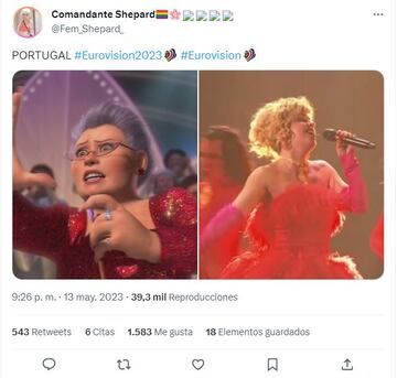 Los mejores memes de Eurovisión 2023