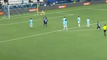 Jordhy Thompson anota su mejor gol en Europa: ¡tremendo zurdazo!