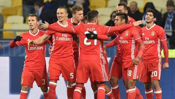 El Benfica gana fácil al Dinamo y piensa en el liderato