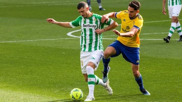 Guido Rodr&iacute;guez, ante el C&aacute;diz. 