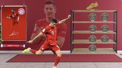 Lewandowski: el desafío de ver la Bota de Oro en su vitrina